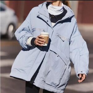Free People Billie Light Blue/Purple Jacket